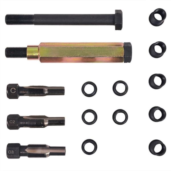 vidaXL trådstartgløderør reparationssæt til tændrør M10 x 1,0 mm
