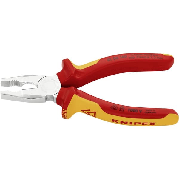 Knipex 01 06 160 VDE Kombinationstång 160 mm DIN EN 60900, DIN ISO 5746