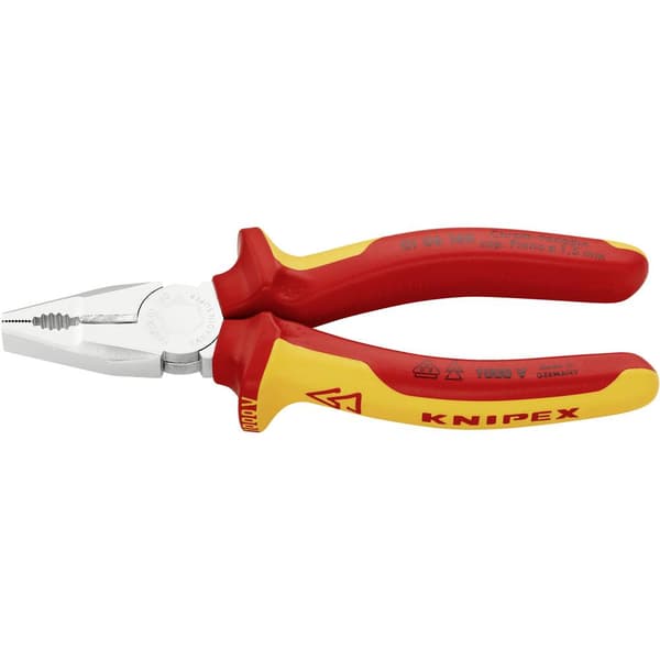 Knipex 01 06 160 VDE Kombinationstång 160 mm DIN EN 60900, DIN ISO 5746