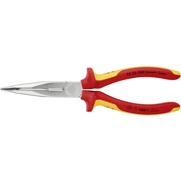 Knipex 26 26 200 SB Flat rundtång 200 mm