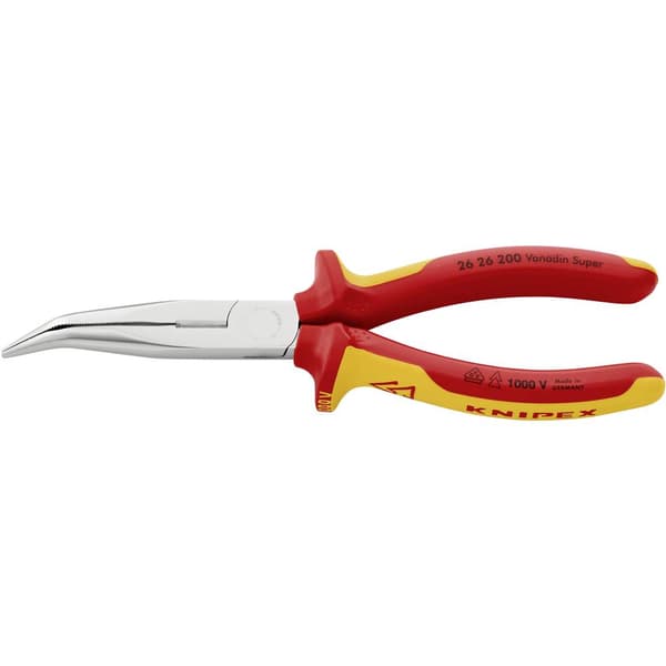 Knipex 26 26 200 SB Flat rundtång 200 mm