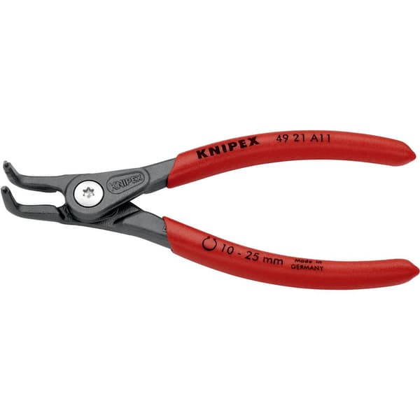 Knipex 49 21 A11 Låsringstång Passar till Ytterring 10-25 mm Spetsform Vinklad 90°