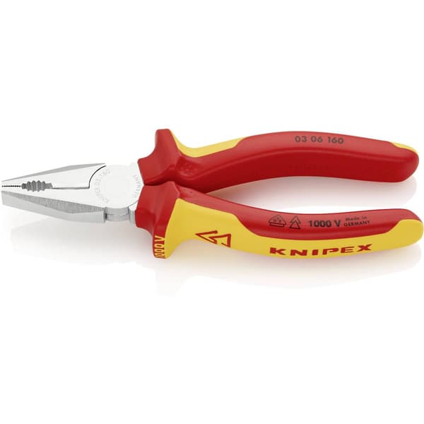 Knipex 03 06 160 VDE Kombinationstång 160 mm DIN ISO 5746, DIN EN 60900