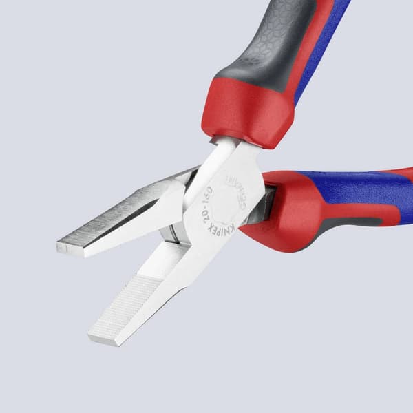 Knipex 20 05 160 Verkstad Flat tång Rak Krom-vanadium elektriskt stål 160 mm