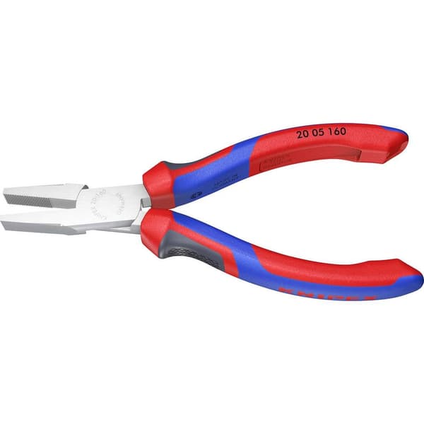 Knipex 20 05 160 Verkstad Flat tång Rak Krom-vanadium elektriskt stål 160 mm