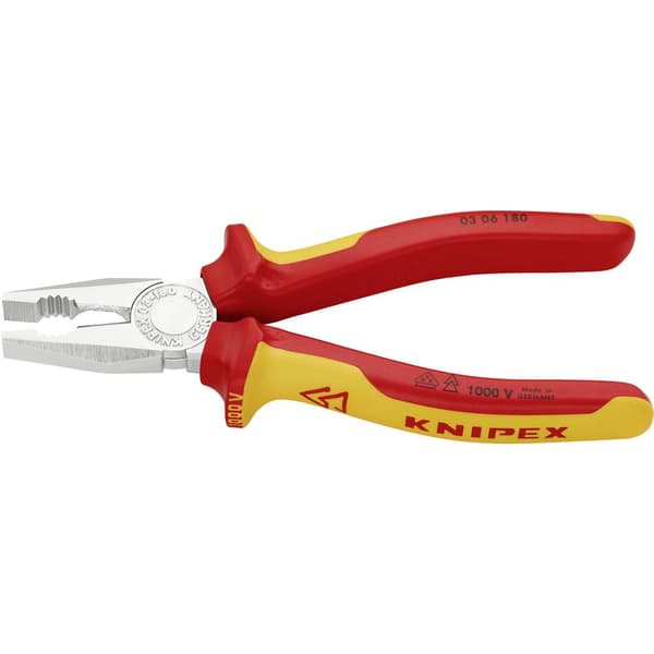 Knipex 03 06 180 SB VDE Kombinationstång 180 mm DIN ISO 5746, DIN EN 60900
