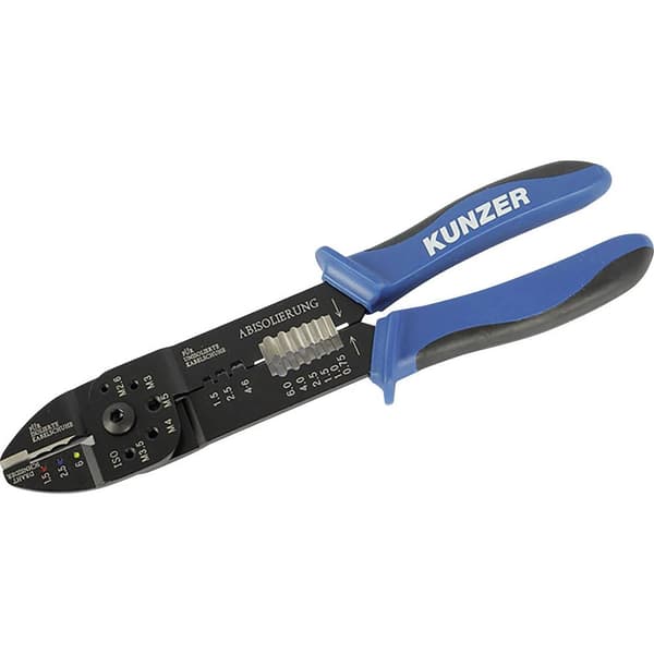 Kunzer 7KSZ01 Crimptång Isolerad kabelsko, Oisolerad kabelsko 1.5 till 6 mm²