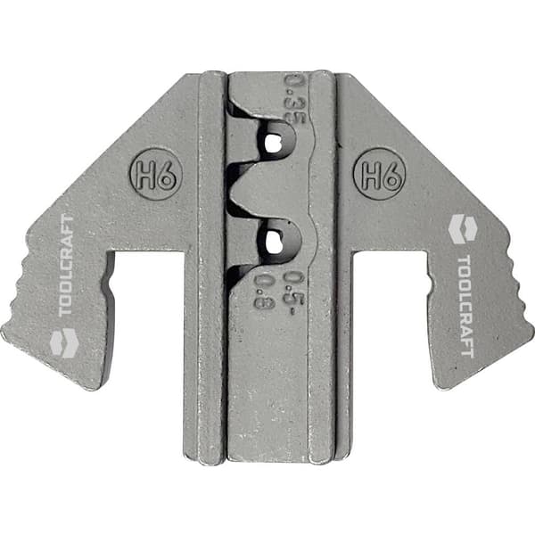 TOOLCRAFT PLE-0H6 Krympinsatser Crimpinsats för Delphi Weather Pack H6 Stecker AWG 22/20-18 0,35/0,5-0,8 mm² Passar mär