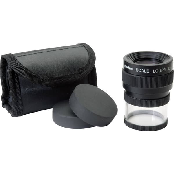 Ideal Tek M12071 Lupp med måttskala Förstoringsfaktor: 7 x Linsstorlek: (Ø) 25 mm Svart