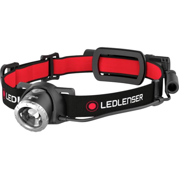 Ledlenser H8R LED Pannlampa Litiumbatterier 600 lm 120 h 500853 Svart, Röd