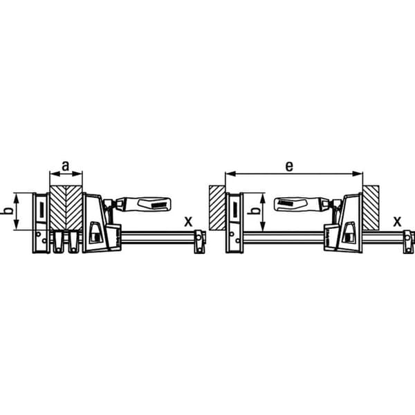 Tving Revo KRE Bessey KRE30-2K Gapdjup: 95 mm