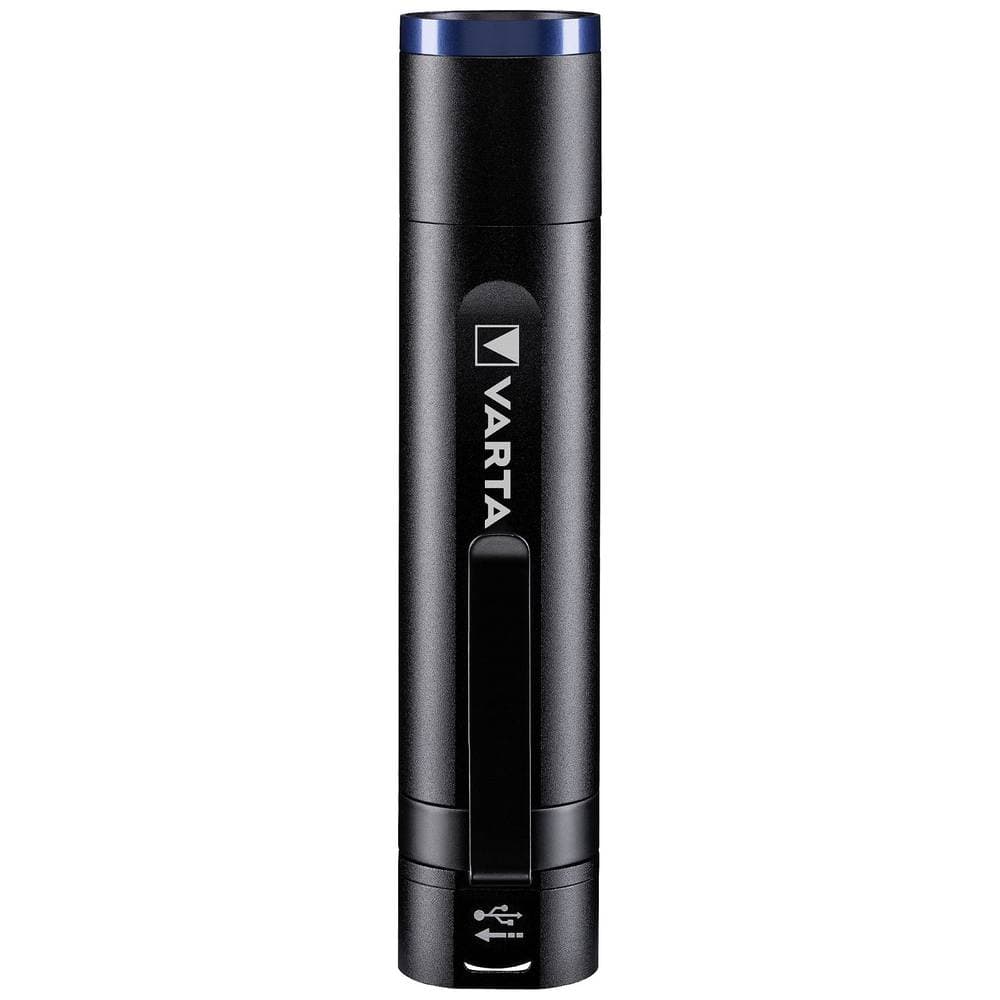 Varta Night Cutter F20R LED Ficklampa med bältesclip, med USB-gränssnitt, justerbar Uppladdningsbara batteri 400 lm 22