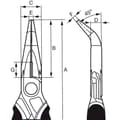 Miniatyrbild 2 av 3: Bahco 2427 GC-160IP Flat rundtång 160 mm