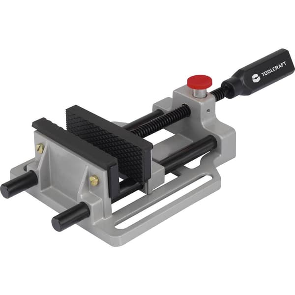 TOOLCRAFT SRS-143 Skruvstycke TO-4988658 Käkbredd: 100 mm Spännvidd (max.): 90 mm