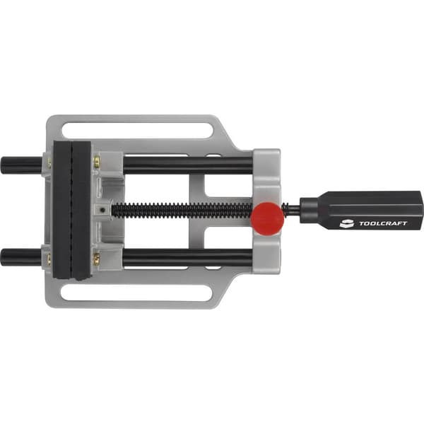 TOOLCRAFT SRS-143 Skruvstycke TO-4988658 Käkbredd: 100 mm Spännvidd (max.): 90 mm