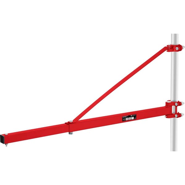 TOOLCRAFT TO-4985424 Svängarm 300/600 kg för lyftblock Kapacitet (remskiva) 600 kg Lastkapacitet (utan remskiva) 300 kg