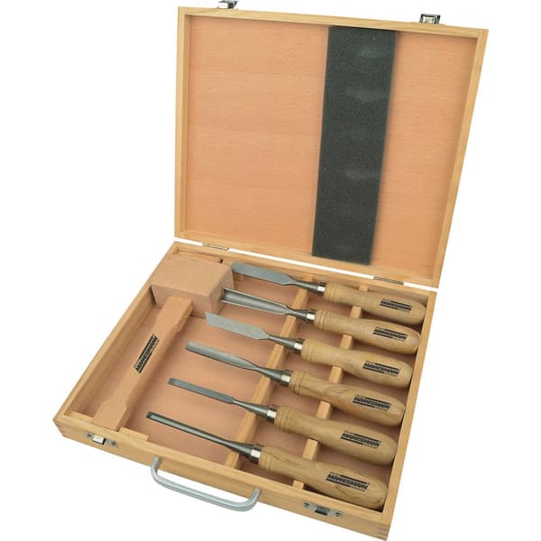 Brüder Mannesmann M66107 Schnitzverktygs-set 7-delars