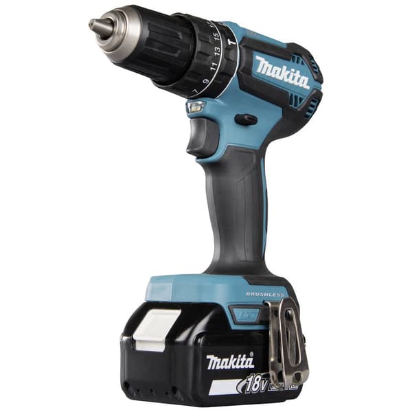 Makita 2-växel-Slagborrmaskin batteri inkl. väska, inkl. laddare