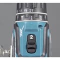 Miniatyrbild 6 av 10: Makita 2-växel-Slagborrmaskin batteri inkl. väska, inkl. laddare