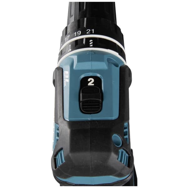 Makita 2-växel-Slagborrmaskin batteri inkl. väska, inkl. laddare