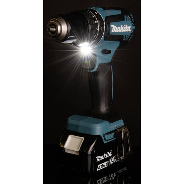 Makita 2-växel-Slagborrmaskin batteri inkl. väska, inkl. laddare