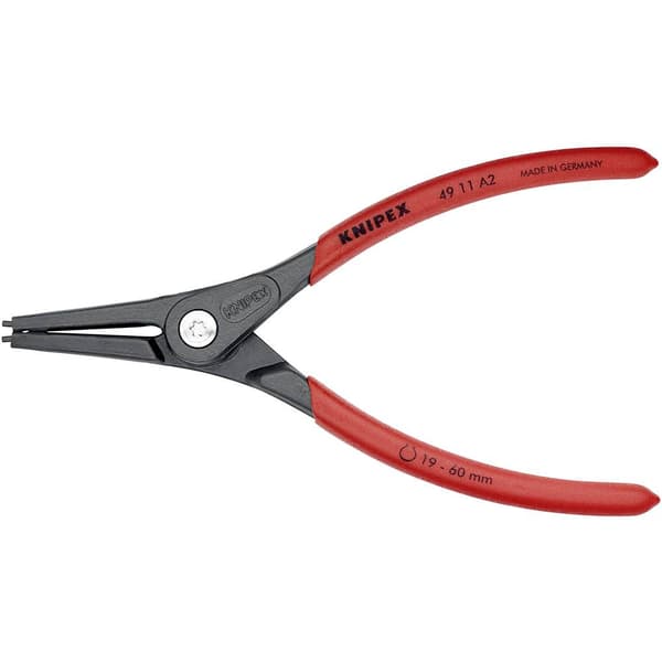 Knipex 49 11 A2 Låsringstång Passar till Ytterring 19-60 mm Spetsform rak