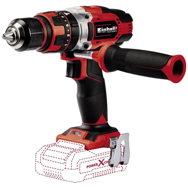 Einhell Power X-Change TE-CD 18/48 Li-i-Solo 2-växel-Slagborrmaskin batteri exkl. batteri/laddare
