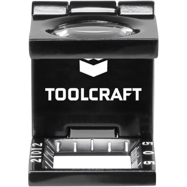 TOOLCRAFT 1505088 Precisionslupp Förstoringsfaktor: 10 x Linsstorlek: (Ø) 14 mm