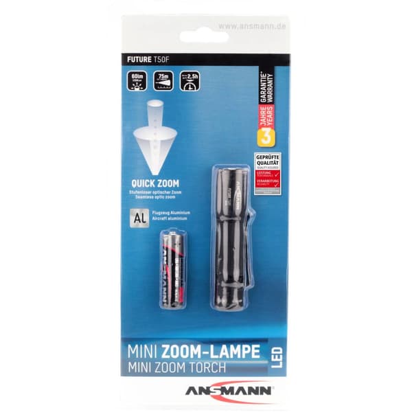 Ansmann T50F LED Ficklampa batteri 60 lm 2.5 h 60 g