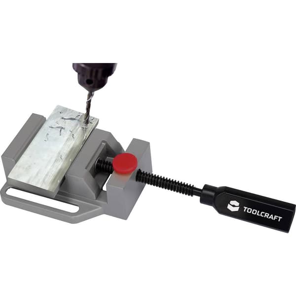 TOOLCRAFT SRS-142 Skruvstycke TO-4988661 Käkbredd: 70 mm Spännvidd (max.): 60 mm