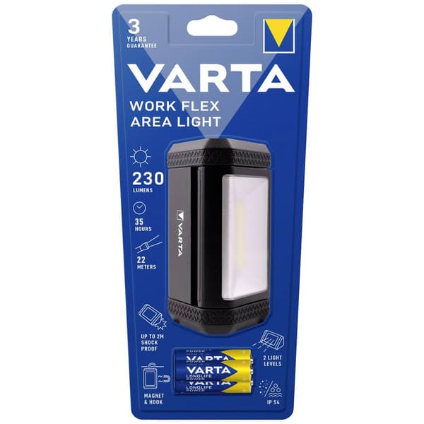 Varta LED Arbetslampa Work Flex Area Light 200 lm 17648101421