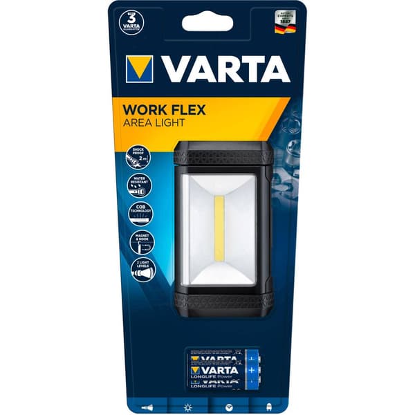 Varta LED Arbetslampa Work Flex Area Light 200 lm 17648101421