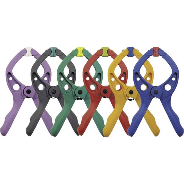 6 microfix – minifjädertvingar Wolfcraft 3420000 Spännvidd (max.):20 mm