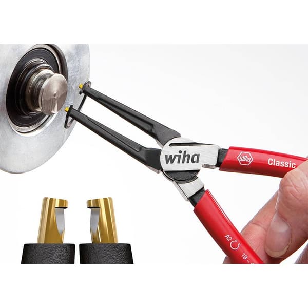 Wiha 34688 Låsringstång Passar till Innerring 8-13 mm Spetsform rak