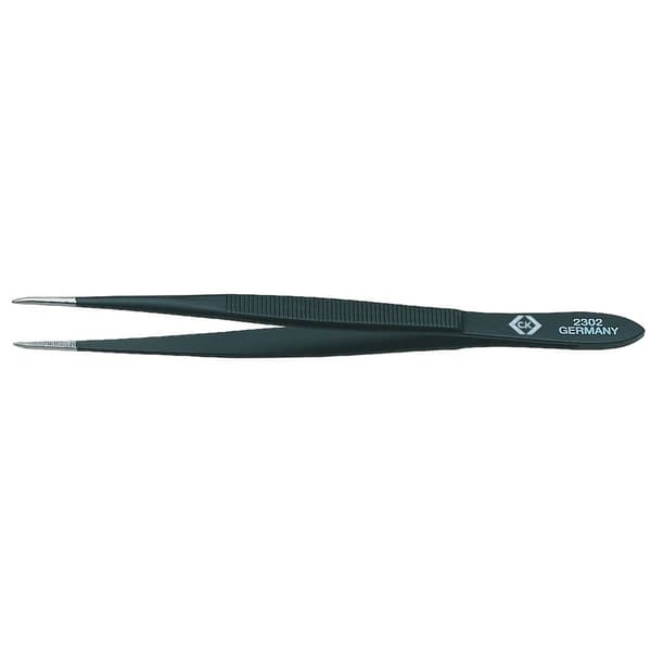 C.K T2302 Precisionspincett Trubbig, fin 115 mm