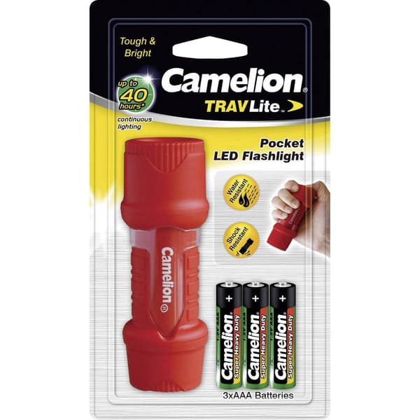 Camelion TravLite HP7011 LED Mini-ficklampa batteri 45 lm 40 h 53 g