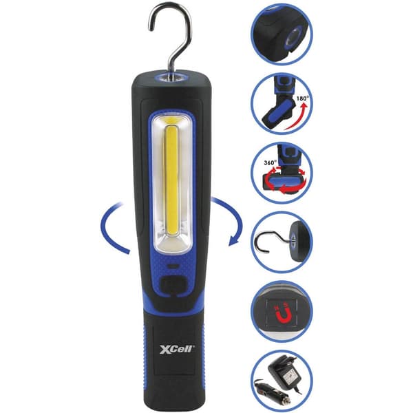 XCell 143652 Worklight Spin LED Arbetslampa Uppladdningsbara batteri 3 W 280 lm