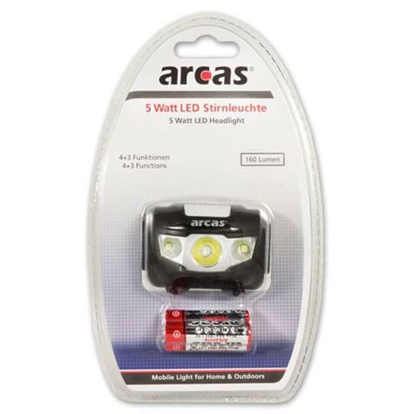 Arcas 7 Modi 5W LED Pannlampa batteri 160 lm 30710010