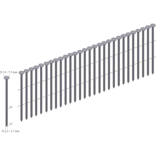 Prebena CNW28/65BK Coil nails Typ CNW 6000 st