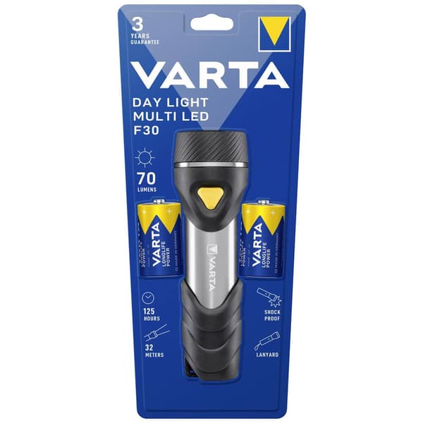 Varta Day Light Multi LED F30 LED Ficklampa batteri 70 lm 125 h 473 g