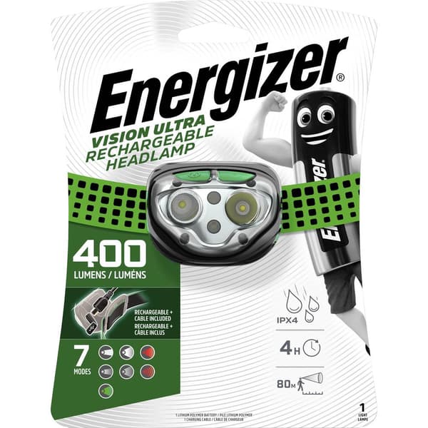Energizer Vision Ultra HD LED Pannlampa Uppladdningsbara batteri 400 lm E301528200