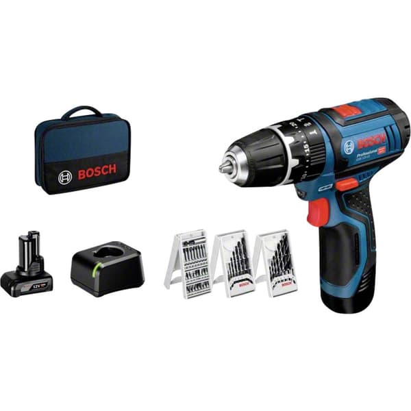Bosch Professional GSB 12V-15 2-växel-Slagborrmaskin batteri