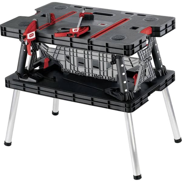 KETER 237005 Ihopfällbar arbetsbänk (B x H x D) 85 x 75.5 x 55 cm