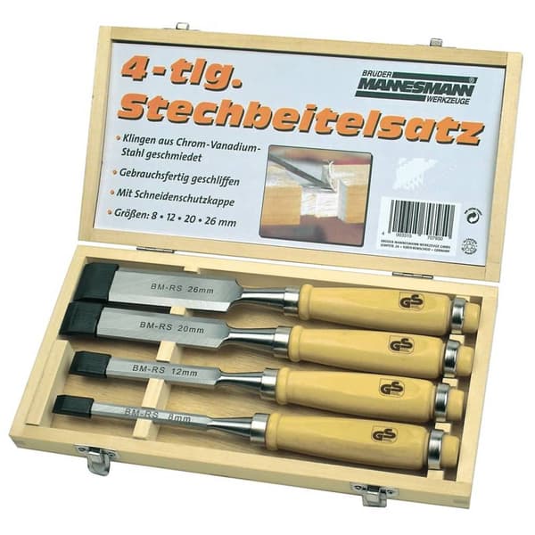 Brüder Mannesmann M66104 4 delar Stämjärnsats