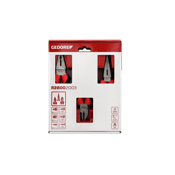 Gedore RED 3301155 Tång-set 3 delar