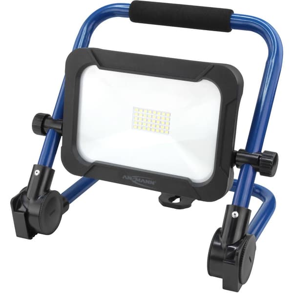 Ansmann FL1600R Byggstrålkastare 20 W 1600 lm Neutralvit 1600-0275 Svart, Blå