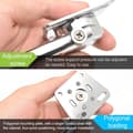 Miniatyrbilde 6 av 6: Hydrauliske hengsler til skap