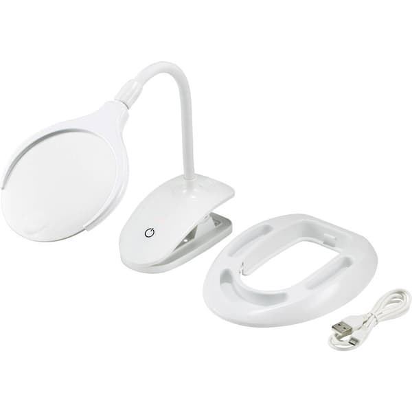 TOOLCRAFT TO-6378552 Led-lupplampa med bordsklämma 60lm 1.75 x, 3 x 110 mm 2021 Energieffektivitetsklass n.rel.