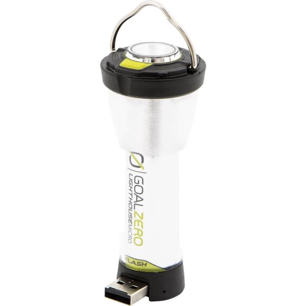 Goal Zero 32005 Lighthouse Micro Flash Campinglampa LED 150 lm Uppladdningsbara batteri 68 g Svart, Gul