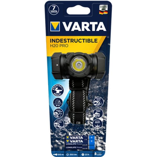 Varta Indestructible H20 Pro LED Pannlampa batteri 350 lm 17732101421